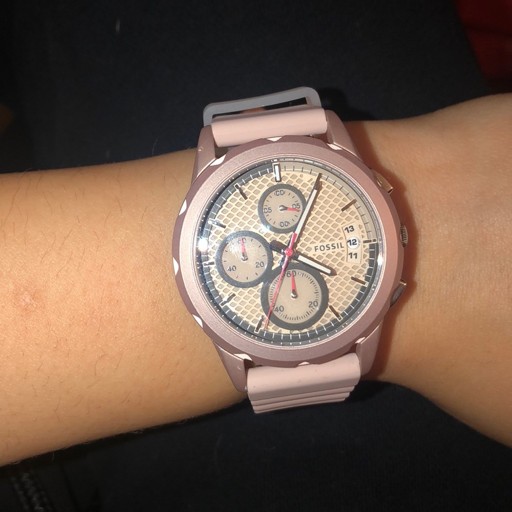 FOSSIL watch baby pink/rose gold make an offer